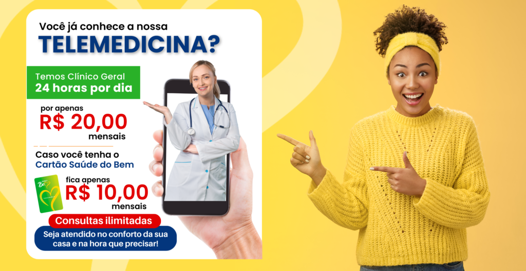 Telemedicina — clínico geral 24 horas por dia